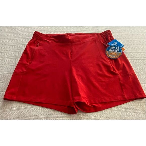 COLUMBIA WOMEN'S 1X Tidal II Short Color: RED SPARK - Picture 6 of 11
